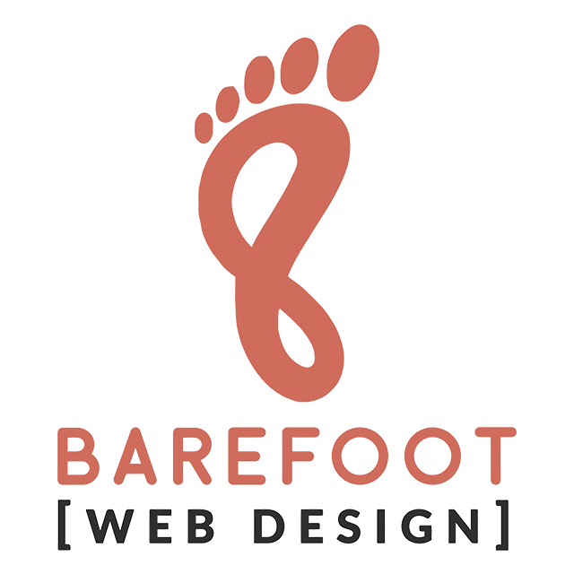 barefoot web design logo
